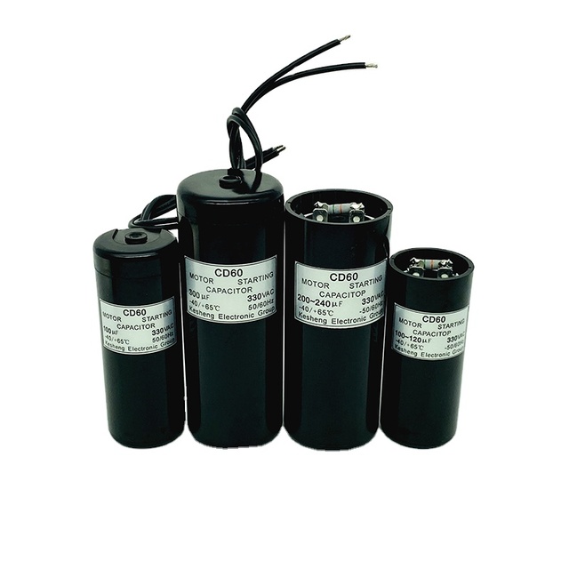 KS Pinge Facitory Original new 220V 100uF CD60 Motor Starting Capacitor