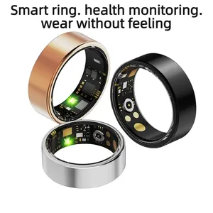 Nouvelle bague connectée R5 2026 : Moniteur de fréquence cardiaque, d'oxygène sanguin et de sommeil, étanchéité profonde, mode multisports - Product Image 1