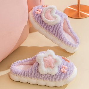 Pantuflas de Felpa para Mujer con Suela de EVA de Alta Calidad, Forro de Peluche y Lazo, Material de Alta Calidad - Product Image 5