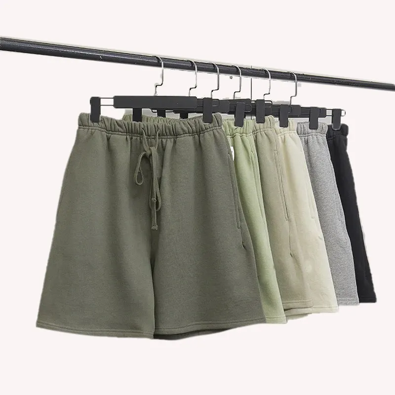 Eleven-pantalones cortos de chándal para hombre, ropa de calle con logotipo bordado, 100% algodón