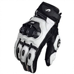 Guantes de Motociclismo de Cuero para Dedos Completos, Transpirables, Resistentes al Desgaste, con Cierre de Hebilla, Unisex, Envío Rápido - Product Image 2