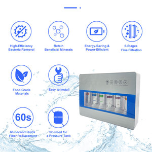 Wandmodel inline waterdispenser waterkoeler niet-elektrisch 6-traps ultrafiltratie direct drinkwatersysteem - Product Image 4