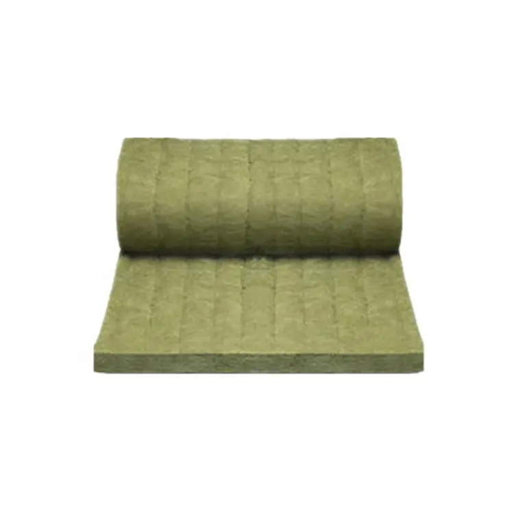 Basalt wool thermal insulation blanket rock wool rolls mattress mineral wool insulation roll