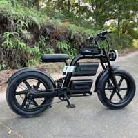 Meilleur vendeur aux États-Unis et en Europe, vélo de montagne électrique 60V40Ah, vélo à pneus larges longue distance 150 km avec moteur à moyeu arrière et batterie au lithium