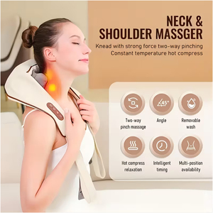 Multifunctional Electric Body Massager Shawl USB Rechargeable Kneading Neck Shoulder <strong>Back</strong> Waist <strong>Massage</strong> <strong>Device</strong> - Product Image 4