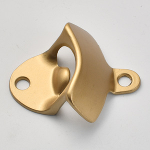 Abridor de botellas retro de bronce para montar en la pared, abridor manual de aleación de zinc para uso en cajones - Product Image 4