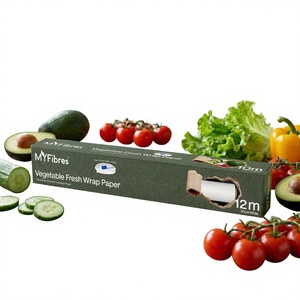 Papel para Envolver Vegetales Resistente a la Humedad, Rollo de Papel para Envolver Vegetales Frescos, 30 cm x 12 m - Product Image 1