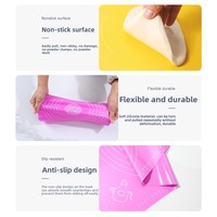 Tapis de cuisson en silicone jetable personnalisable, surface antidérapante, résistant aux hautes températures, passe au lave-vaisselle, outils de cuisine