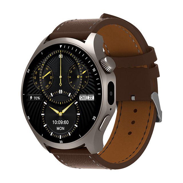 NFC Music Control Flashlight Smartwatch HW18 Pro+ Fashion Outdoor Sport Stopwatch Round Smart Watch with Heart Rate Monitor
