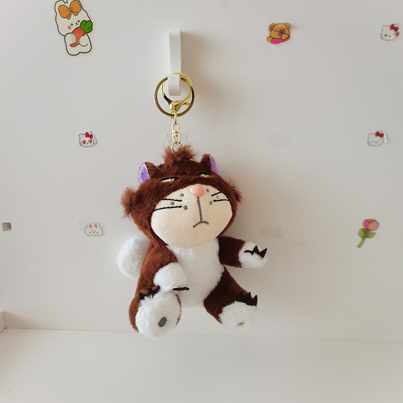 Marrone con portachiavi