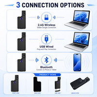 Escáner de Código de Barras Inalámbrico 2D de Alta Velocidad YUANAIDC, Lector de Códigos QR 1D Portátil, Pistola de Escaneo USB para Supermercados y Puntos de Venta