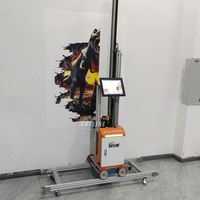 Impresora de Pared de Precisión con IA 4K HD16 con Impresión Vectorial de Alta Definición, Sistema de Inyección de Tinta UV Vertical para Logotipos y Arte