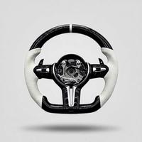 Volant en fibre de carbone personnalisé pour BMW F10 F30 F31 F32 F20 F11 F21 F07 F12 E92 E60 X6 E71 X5 E70 E87 M3 M4 M6 Series