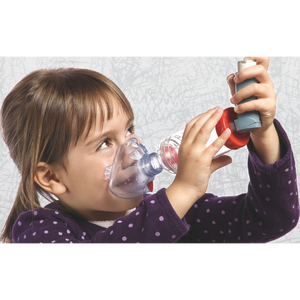 Chambre d'aérosol de haute qualité entretoise pour l'asthme et inhalateur poumon Mdi traitement médicamenteux de l'asthme - Product Image 2