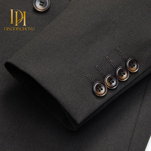 Manteau formel d'affaires pour <span class=keywords><strong>homme</strong></span> automne/hiver, col mandarin, 100% polyester, vêtements professionnels - Product Image 5