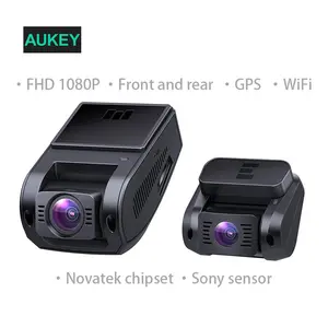 2 Kanaals Ntk96675 Sony Sensor Mini Auto Dvr Wifi Gps Fhd Auto Dash Camera Voor En Achter Aukey Dashcam 1080P 4K 2K Dual Dash Cam