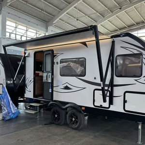 Auvents rétractables latéraux de style américain, imperméables, pour <span class=keywords><strong>caravane</strong></span>, <span class=keywords><strong>auvent</strong></span> motorisé avec télécommande pour camping-car - Product Image 1