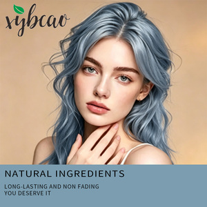 Crème colorante pour cheveux bleu océan, couleur vive, haute pigmentation, résistante à la décoloration, longue durée, brillance lisse, hydratante, professionnelle OEM ODM - Product Image 4