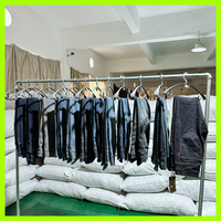 Jeans d'occasion de qualité supérieure, marques mixtes, pour hommes, vente en gros, pantalons en denim, lots en vrac, tailles mixtes, toutes saisons CN/GUA