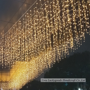 LK20191016-1 Đèn <span class=keywords><strong>Led</strong></span> Treo Hiện Đại Đèn Icicle Đèn <span class=keywords><strong>Led</strong></span> Rèm Trang Trí Tiệc Cưới - Product Image 1