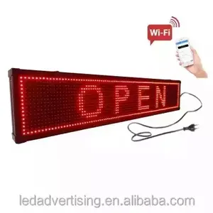P10 Red LED Module Panel Moving Message Billboard Red Color Outdoor Programmable Scrolling Led Display Screen