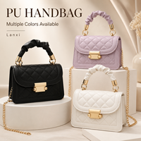 Sac à bandoulière en chaîne pour femme, sacs à main de luxe en PU, sacs à bandoulière en cuir pour femme, vente chaude