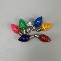 Ampoule LED à brancher GuangLi GL-071Y certifiée ETL, lumière rouge intégrée, interrupteur de prise de courant, design moderne