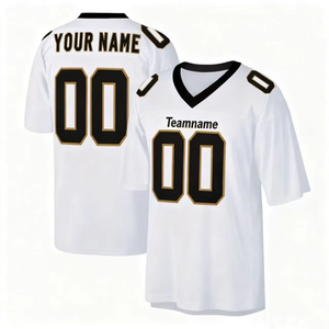 Vente en gros de maillots de football américain rétro de haute qualité pour hommes, personnalisables, 25/26, toutes les équipes, tailles plus grandes - Product Image 5