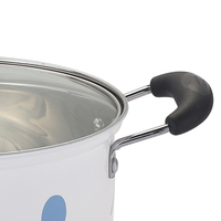 Ensembles d'ustensiles de cuisine Nice Design dessin animé peinture casserole unique en acier inoxydable