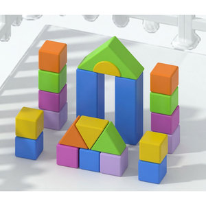 Área de Juegos Interior para Niños con Recinto de Plástico Suave y Blanco de Colores - Product Image 6