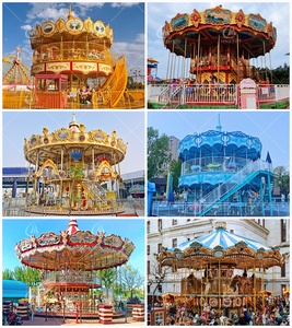 Manège de Luxe pour Parc d'Attractions, Manège à Deux Niveaux pour Enfants et Famille, Manège Extérieur - Product Image 2