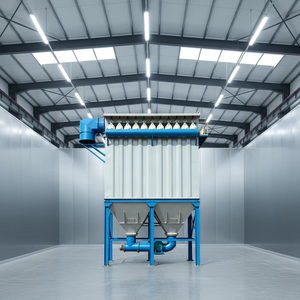 मोबाइल वेल्डिंग फ्यूम निकालने के लिए अंतर्निहित एयर कंप्रेसर के साथ ऑटो पल्स सफाई धूल कलेक्टर - Product Image 6