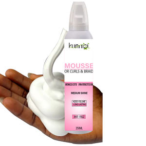 <span class=keywords><strong>Mousse</strong></span> para el cabello con volumen <span class=keywords><strong>Extra</strong></span> Hold, crema orgánica para rizado, antiencrespamiento, bomba de espuma para rizos, retención de larga duración, MOQ inferior, Etiqueta Privada - Product Image 1