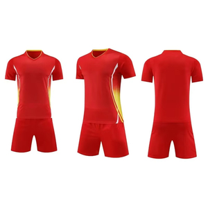 高級速乾性カスタムカラーサッカーユニフォームメンズシャツ通気性スポーツユニフォームサッカー試合着用 - Product Image 4