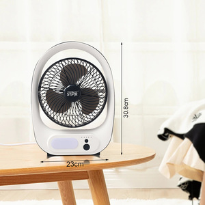 Winning Star 8 Inch Desktop Fan With Led <b>Light</b> Usb Powered Portable Cooling Fan - Product Image 4