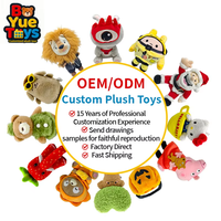 Marionnettes à main personnalisées en peluche courte, mignonnes, éducatives, jouets de confort pour bébés, pour le sommeil et les conversations, en forme de renard, pingouin, lion, avec rembourrage en coton PP, pour tous les âges