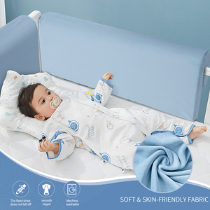 Vente en gros <span class=keywords><strong>de</strong></span> barrières <span class=keywords><strong>de</strong></span> sécurité pour lit <span class=keywords><strong>de</strong></span> bébé et tout-petit, en velours moderne, amovibles, en mousse souple, pour la chambre à coucher - Product Image 3
