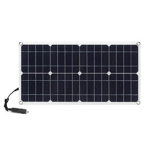 Tragbares mono kristallines 30-W-Halbzellen-Solarpanel 21% Wirkungsgrad Kleines Bedienfeld Auto montage Ladestrom speicher - Product Image 2