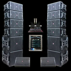 800 watts high powered passive two way line array single 10 inch sound system for outdoor stage show