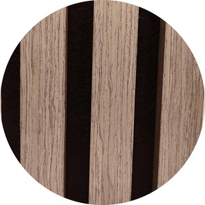 Panneaux muraux décoratifs modernes en <span class=keywords><strong>bois</strong></span> composite tissé en plastique WPC 120x300 Panneaux acoustiques insonorisés en PVC MDF Akustikpaneele - Product Image 5