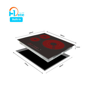 <span class=keywords><strong>Piano</strong></span> <span class=keywords><strong>Cottura</strong></span> in Vetroceramica a 3 Fuochi da Incasso ODM |   6200W Alta Potenza |   Controllo Touch e Blocco di Sicurezza |   Per la Decorazione della Cucina Moderna - Product Image 3