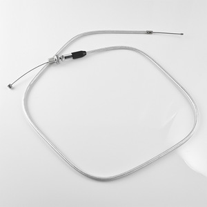 Cable de Acelerador Qiangye Universal para Motocicletas de 50CC-250CC, Cable de Modificación Plateado con Control de Giro - Product Image 2