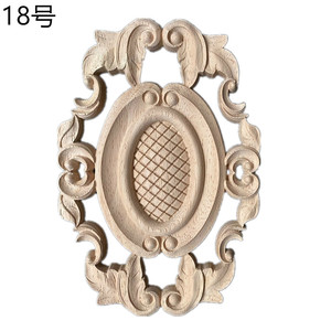 <span class=keywords><strong>Apliques</strong></span> Decorativos <span class=keywords><strong>de</strong></span> Madera Maciza con Tallado Floral, Adornos <span class=keywords><strong>de</strong></span> Madera <span class=keywords><strong>para</strong></span> Muebles, Gabinetes, <span class=keywords><strong>Espejos</strong></span> y Decoración del Hogar - Product Image 1