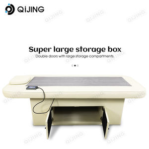 Camilla <span class=keywords><strong>de</strong></span> <span class=keywords><strong>Fisioterapia</strong></span> Rítmica <span class=keywords><strong>de</strong></span> Estilo Moderno, Camilla Eléctrica para Tratamientos Faciales, Camillas y Mesas <span class=keywords><strong>de</strong></span> Masaje con Amplio <span class=keywords><strong>Gabinete</strong></span> <span class=keywords><strong>de</strong></span> Almacenamiento - Product Image 6