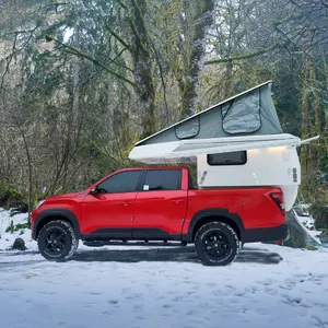 2022 4X4 Aangepaste Reizen Pickup Truck Camper Camping Aanhanger