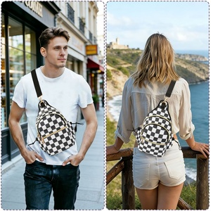 Sacs à bandoulière pour hommes, tendance, sport, décontractés, en polyester, imperméables, sacs messager, vente en gros, personnalisables - Product Image 6
