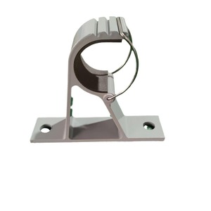 Abrazadera de gancho de aluminio para cable, para minería en túneles y ferrocarriles, soporte industrial de alta resistencia para cables con instalación por taladro - Product Image 1