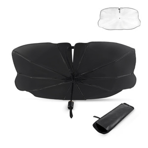 Parasol para coche, parasol para parabrisas delantero, protección plegable de PVC con aislamiento térmico para uso en el interior del coche y estacionamiento - Product Image 5