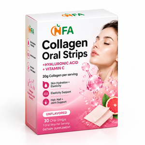 Tiras Orales de Colágeno Más Vendidas con Ácido Hialurónico y Vitamina C, Favorecen la Salud de la Piel, el Cabello, las Uñas y las Articulaciones, Sin Sabor - Product Image 2