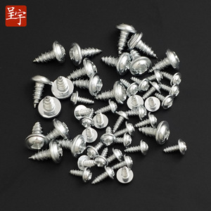 Vis autotaraudeuses à tête ronde en acier inoxydable 304 Chengyu M2 M3 avec rondelle pour fixation métallique - Product Image 1